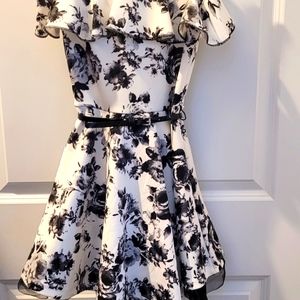 Easter Dress black and white